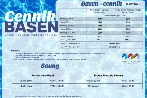 Basen Skansen Sierpc: Godziny otwarcia, cennik planuj lato!