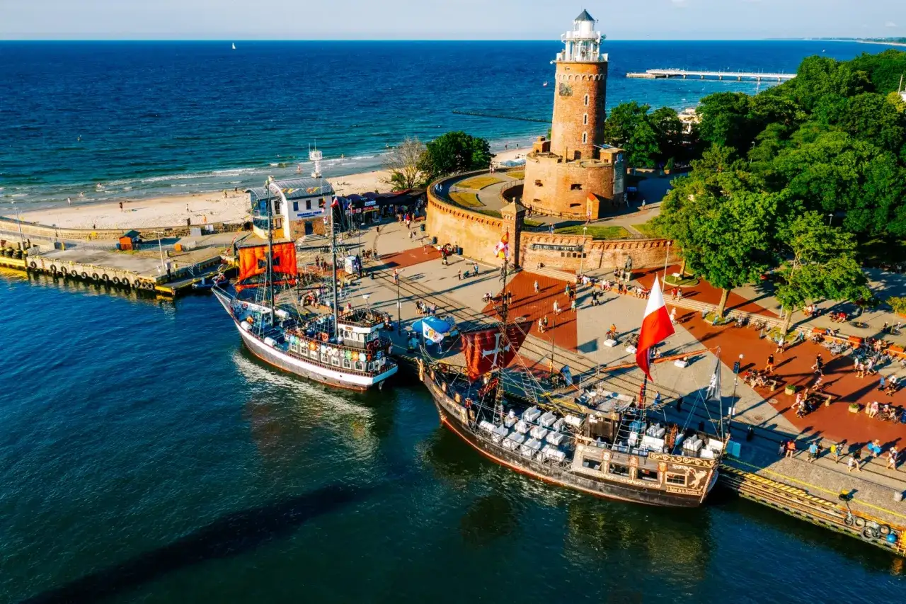 Latarnia Morska Kołobrzeg panorama